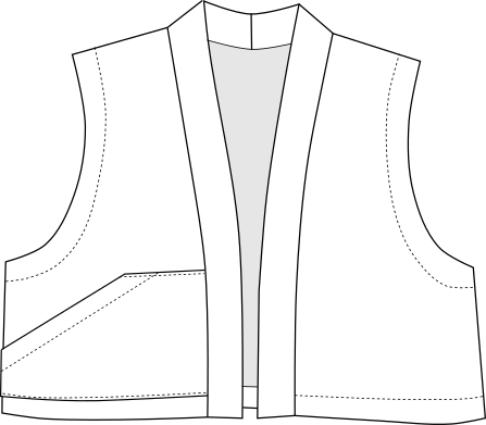 patron veste sans manche