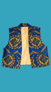 Royal bleu et jaune