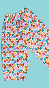 cœurs multicolores