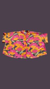 fleur brune et orange