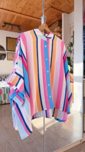 viscose blanc multicolore